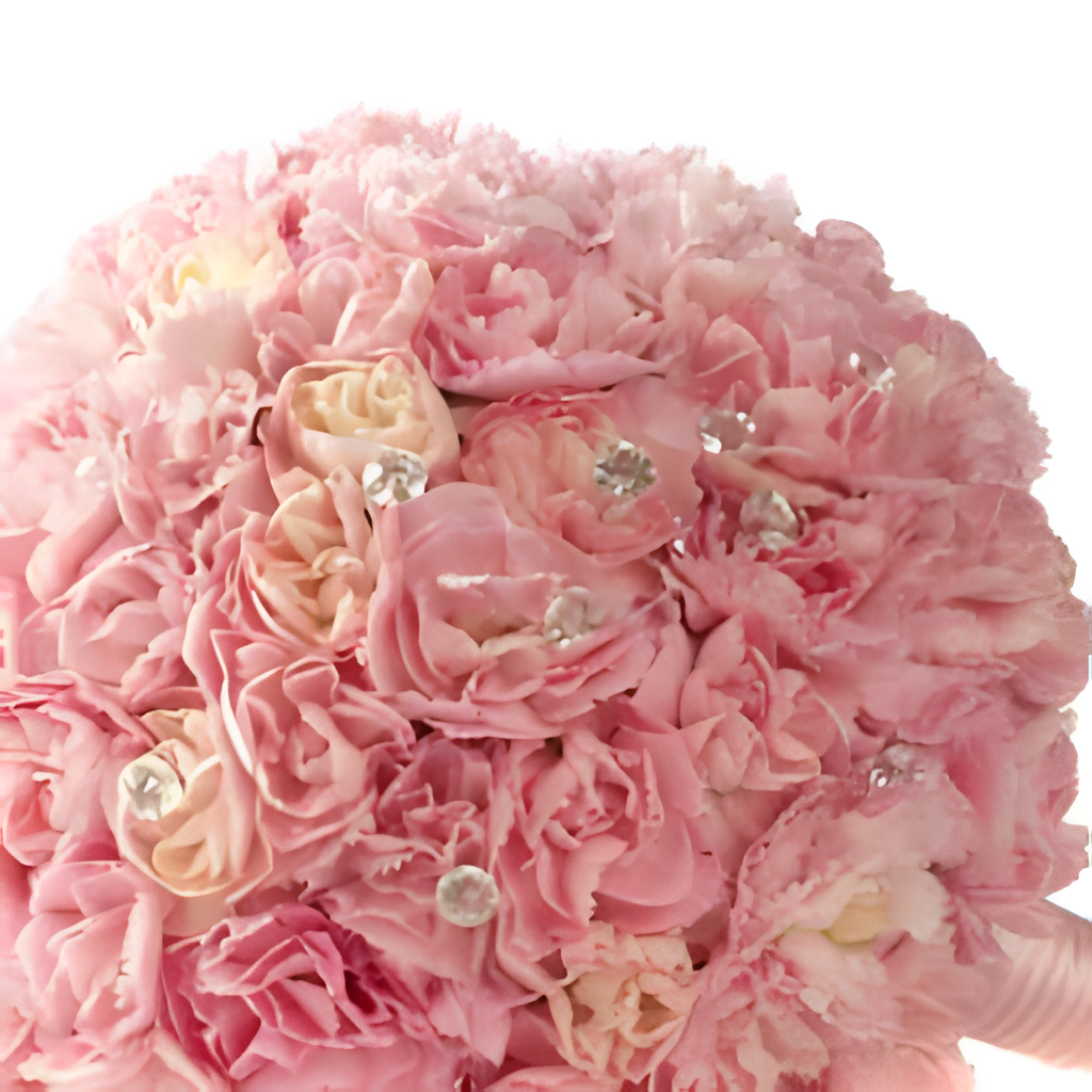 100 ROSES bouquet detail close-up